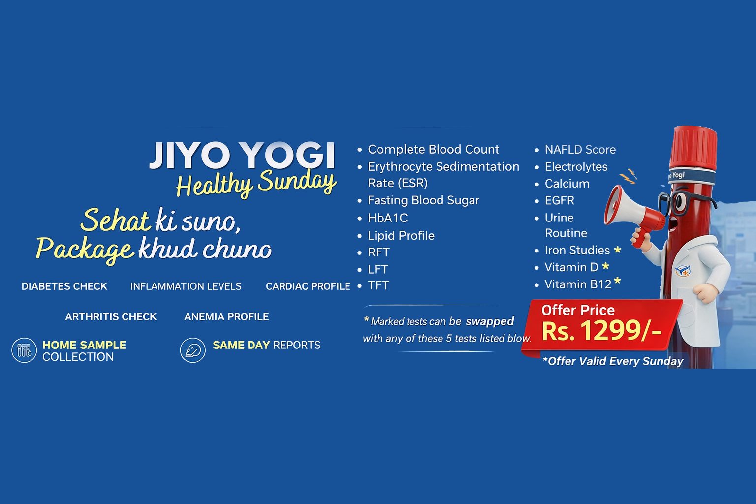 Jiyo Diagnostics & Wellness Centre — Pathology Lab Sector 16 Chandigarh